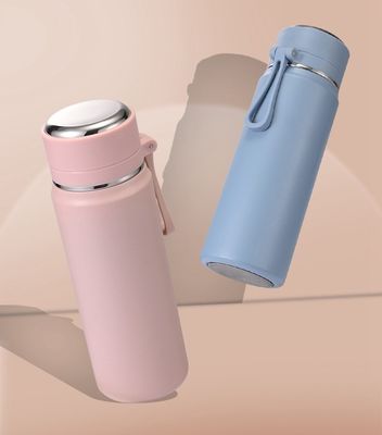Contemporary Design Custom BPA Free Vacuum Double Wall Sport waterfles met handvat