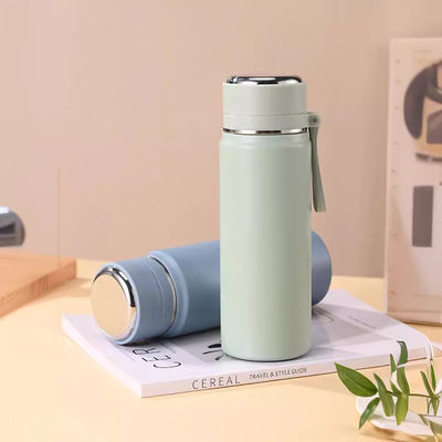 Contemporary Design Custom BPA Free Vacuum Double Wall Sport waterfles met handvat