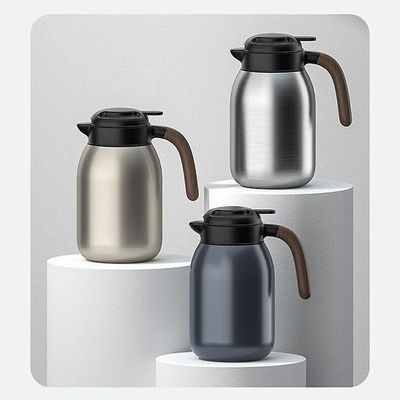 2000 ml capaciteit roestvrijstalen handvat Isolatie pot Thee Koffiepot Warmwaterketels Vacuümflessen