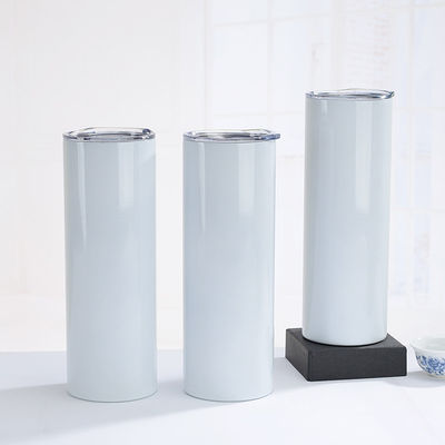 Keuze Dubbelwand Roestvrij staal Vacuum Geïsoleerd 20oz 30oz Rechte Skinny Sublimatie Tumbler Met Stro