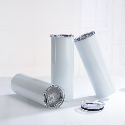 Keuze Dubbelwand Roestvrij staal Vacuum Geïsoleerd 20oz 30oz Rechte Skinny Sublimatie Tumbler Met Stro