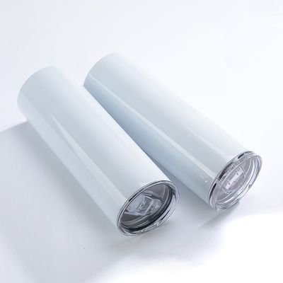 Keuze Dubbelwand Roestvrij staal Vacuum Geïsoleerd 20oz 30oz Rechte Skinny Sublimatie Tumbler Met Stro
