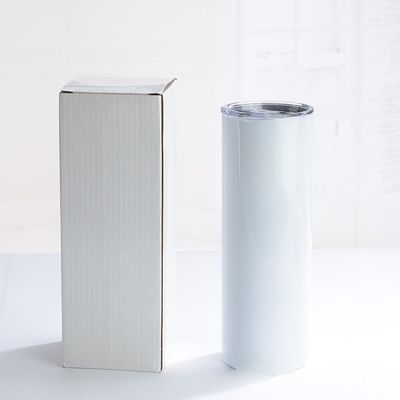 Keuze Dubbelwand Roestvrij staal Vacuum Geïsoleerd 20oz 30oz Rechte Skinny Sublimatie Tumbler Met Stro