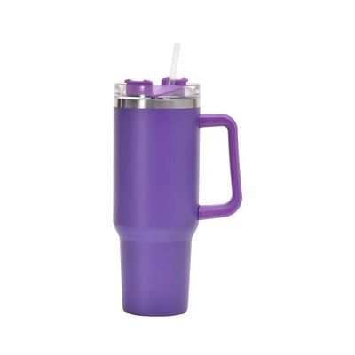 Roestvrij staal 20oz geïsoleerde tumbler reis koffiebeker met stro en aangepast logo