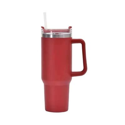 40oz dubbelwand roestvrij staal vacuüm geïsoleerde reis tumbler met handvat muggen