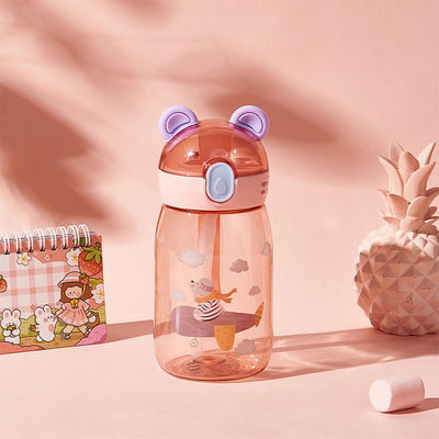 Reizen Activiteit buiten Kinderen Plastic Cup Cute Creative 500ml 650ml Waterfles