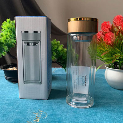 BPA-vrije glazen waterfles voor mannen met aangepast logo Duurzaam en veelzijdig ontwerp