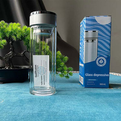 BPA-vrije glazen waterfles voor mannen met aangepast logo Duurzaam en veelzijdig ontwerp