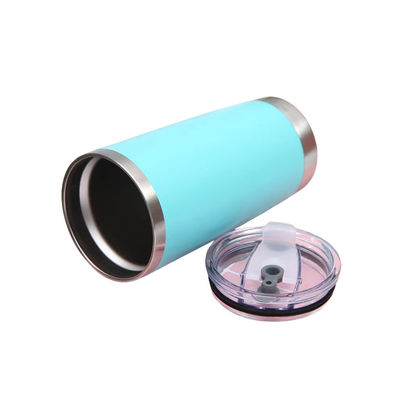 Aanpasbare 20 oz roestvrijstalen tumbler geïsoleerde tumbler met deksel voor reizen