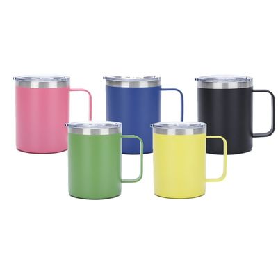304 roestvrij staal 12OZ geïsoleerde kantoor koffie bier mok met handvat vacuüm tumbler