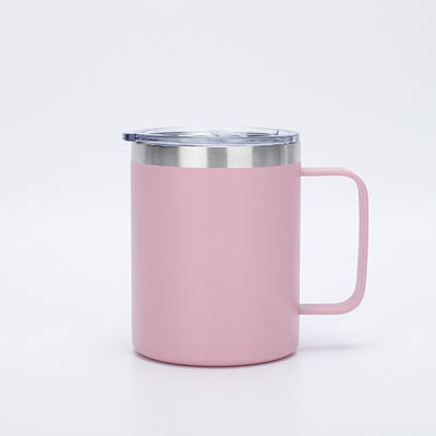 Milieuvriendelijke 12 oz koffiebeker met glijdend deksel en stro