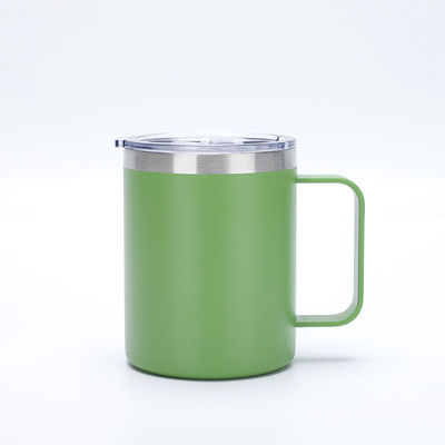 Milieuvriendelijke 12 oz koffiebeker met glijdend deksel en stro