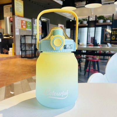 1100 ml/1300 ml lekvrije, op maat gemaakte, bevroren, creatieve drankfles voor buitensport/camping