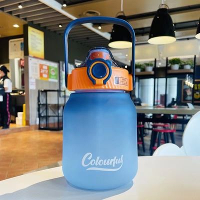 1100 ml/1300 ml lekvrije, op maat gemaakte, bevroren, creatieve drankfles voor buitensport/camping