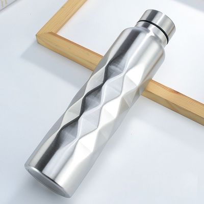 500 g Metalen waterbeker met grote capaciteit Eenwandige Draagbare lekvrije wandelende thermosfles