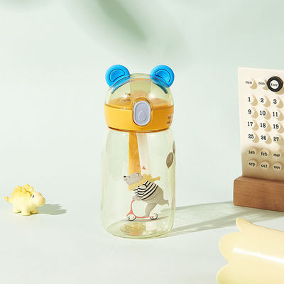 500 ml 650 ml Plastic Cup Eco Friendly Cartoon Waterfles voor toepasbaar kokend water