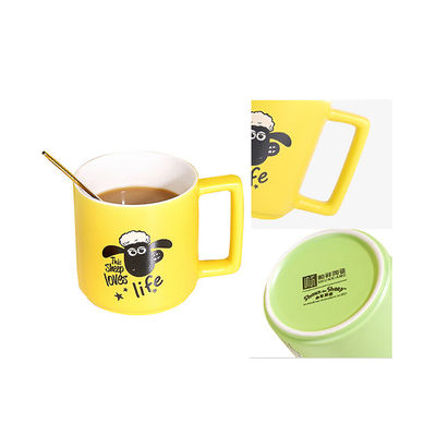 Gepersonaliseerd logo Acceptabel Sublimatie Blank Latte Moderne koffie Luxe Porseleinen mokken voor vriendje