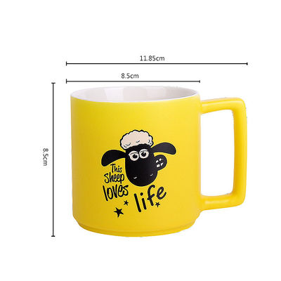 Gepersonaliseerd logo Acceptabel Sublimatie Blank Latte Moderne koffie Luxe Porseleinen mokken voor vriendje