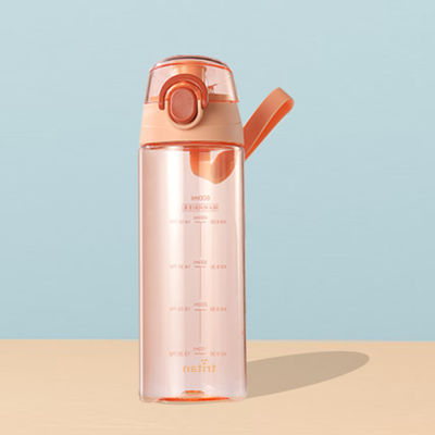 600 ml Tritan waterfles voor strandpoeder Sport Draagbaar Hoogtemperatuurbestendig