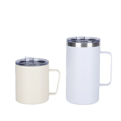 Roestvrij staal geïsoleerde vacuüm aangepast logo thermische mok 14 oz voor minimalistische koffieliefhebbers onderweg