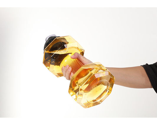 Direct batch 2.2L grote capaciteit dumbbell vorm draagbare ketel voor outdoor fitness sport