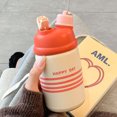 Aanpasbaar 500 ml 316 roestvrijstalen reiswaterbeker Ideaal voor sporters en studenten