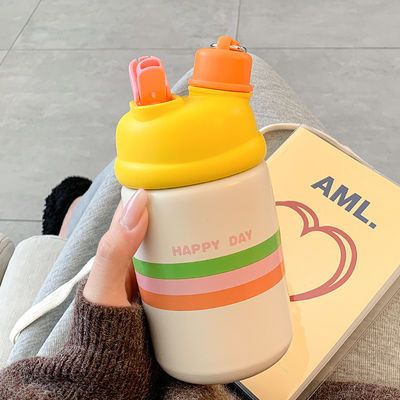 Aanpasbaar 500 ml 316 roestvrijstalen reiswaterbeker Ideaal voor sporters en studenten