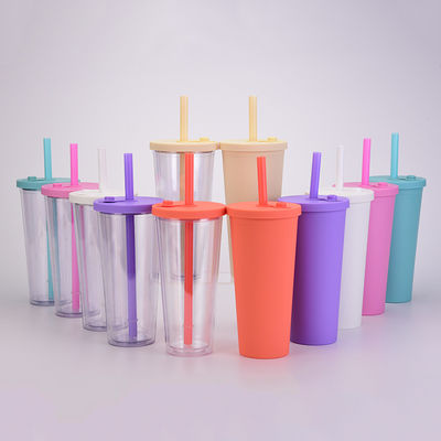 Plastic tumbler herbruikbare Boba bekers Perfect voor thuis restaurant bar hotel en bruiloft behoeften