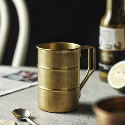 Custom Vintage 380ml koffiebeker voor reizen, kamperen en genieten van je favoriete drankjes