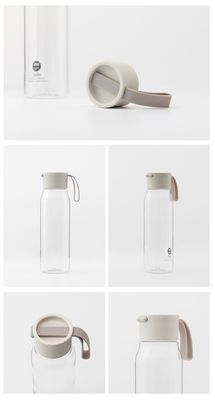 Draagbare lekvrije plastic beker BPA-vrij Sport Tritan waterfles met deksel voor volwassenen