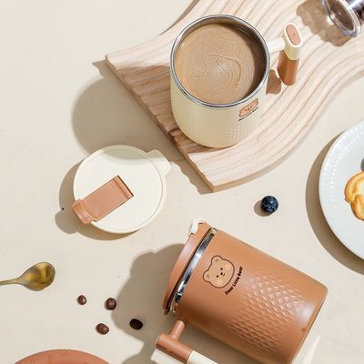 450 ml 304 roestvrij staal koffiebeker geïsoleerde kop koffiefles met handvat voor thuis