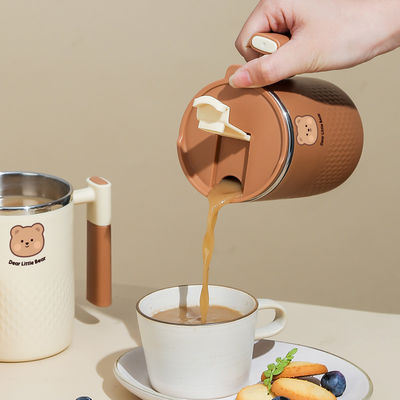 Direct 450 ml 304 roestvrij staal koffiebeker met handvat en aangepast kleur logo