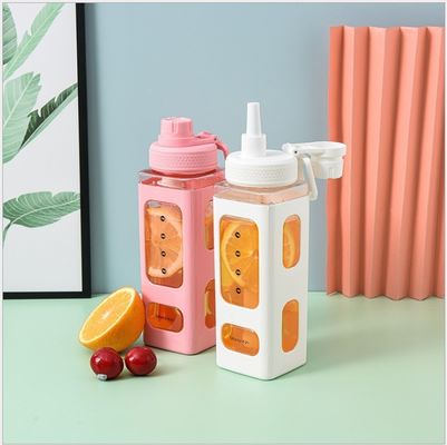 Outdoor sportketel 1000 ml Triitan niet-BPA met tijdsmarkering en anti-corrosiecoating