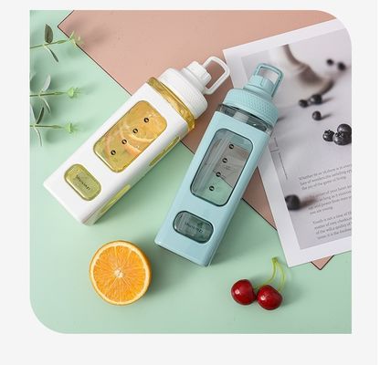 Outdoor sportketel 1000 ml Triitan niet-BPA met tijdsmarkering en anti-corrosiecoating