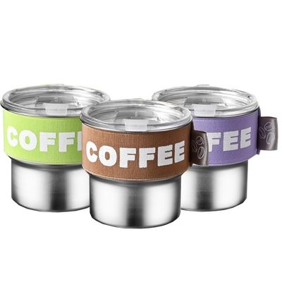 Custom 400ml 304 roestvrij staal Draagbare thermosfles met meerdere kleuren opties