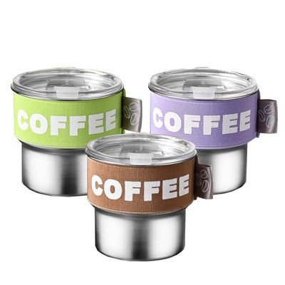 Custom 400ml 304 roestvrij staal Draagbare thermosfles met meerdere kleuren opties