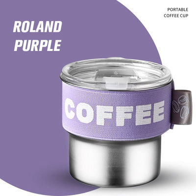 Custom 400ml 304 roestvrij staal Draagbare thermosfles met meerdere kleuren opties