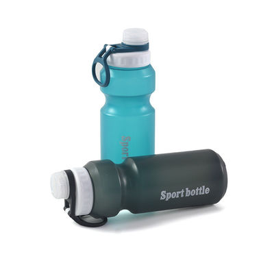 Custom Creative 500ml 600ml 750ml plastic waterfles voor kamperen Reis Fitness