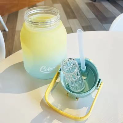 Minimalistische ontwerp stijl 1100ml 1300ml PC Plastic drinkfles met aangepast logo