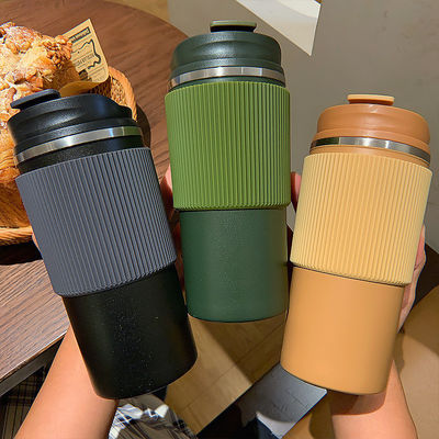 450 ml capaciteit roestvrij staal koffiebeker Thermische draagbare reis tumbler lekproof mok