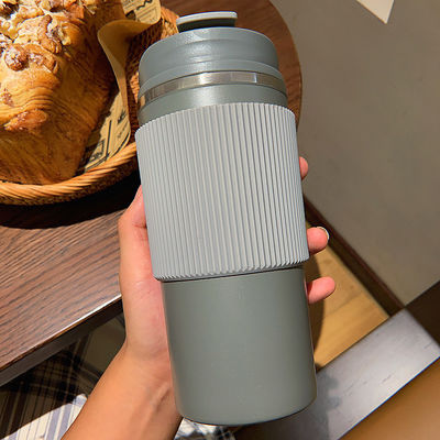 Draagbare lekkagebestendige 450 ml koffiepot Custom Logo Vacuum roestvrij staal