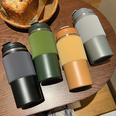 450 ml capaciteit Custom logo roestvrij staal koffiebeker Buiten vacuüm thermos isolatie