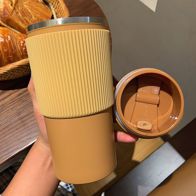 450 ml capaciteit Custom logo roestvrij staal koffiebeker Buiten vacuüm thermos isolatie