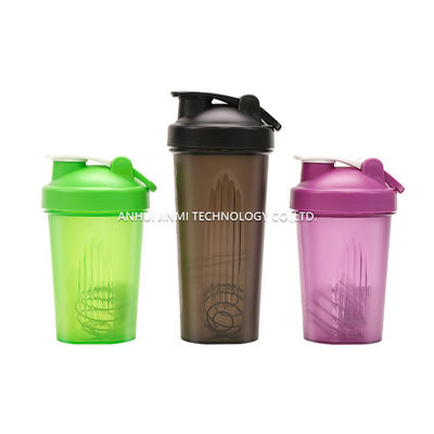 Zilkscherm Logo Printing 500ml Gepersonaliseerde Shaker Waterflessen MET Deksel
