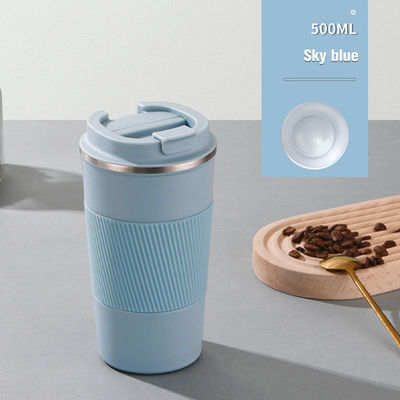 Niet-glijdende siliconen mouw 380 ml/510 ml 304 roestvrij staal waterbeker voor buikbeker