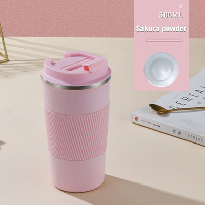 Niet-glijdende siliconen mouw 380 ml/510 ml 304 roestvrij staal waterbeker voor buikbeker