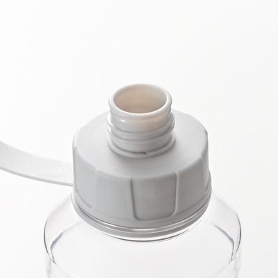 Direct drinken 1000 ml transparante BPA-vrije plastic waterfles met aangepast logo