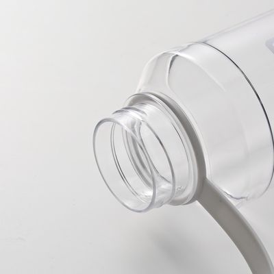 Direct drinken 1000 ml transparante BPA-vrije plastic waterfles met aangepast logo
