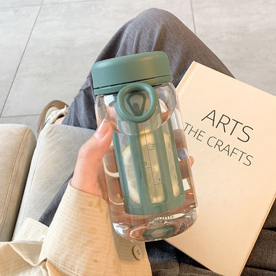 Contemporary Design Style Plastic Drinkwaterfles met thee-infuser 450ML/600ML