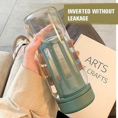 Contemporary Design Style Plastic Drinkwaterfles met thee-infuser 450ML/600ML